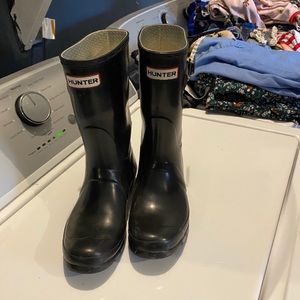 Black Short Hunter Boots